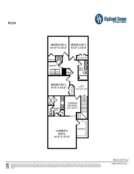 Brynn - Second Floor Brynn - Second Floor