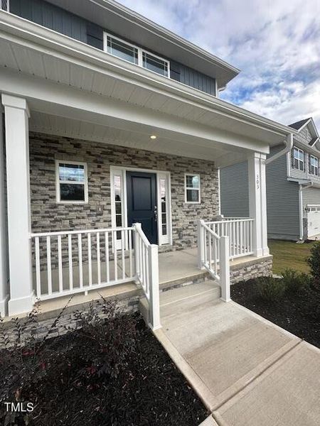 Homesite 16 front porch