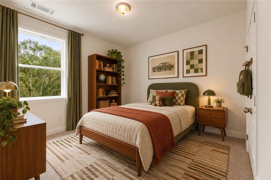Furnished interior view inside a new home in Clark Farms, Flowery Branch (Image 7).