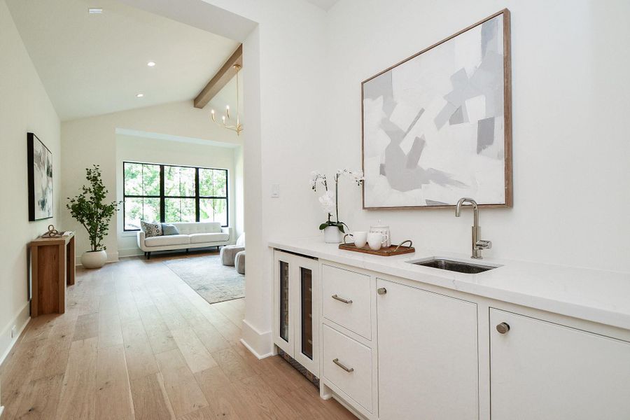 Furnished interior view inside a new home in , Houston (Image 17).