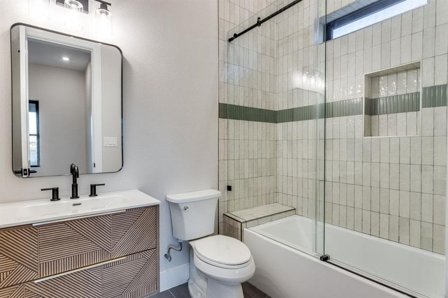 Furnished interior view inside a new home in , Godley (Image 9).