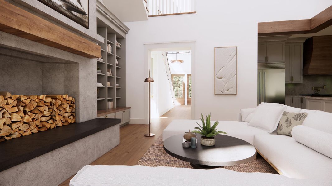 Furnished interior view inside a new home in , Isle Of Palms (Image 9).