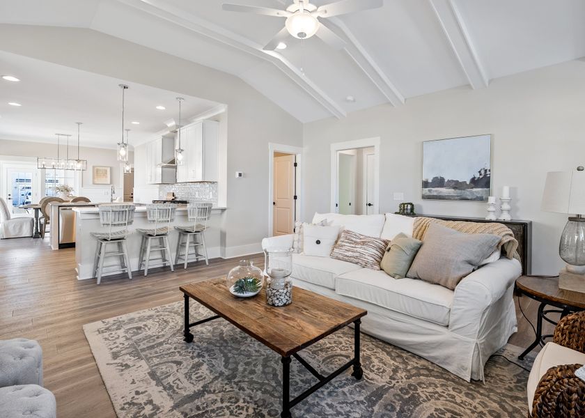 Representative furnished interior of a home built from the Wayside by Bill Clark Homes in The Sanctuary at Sunset Beach, Sunset Beach (Image 32).
