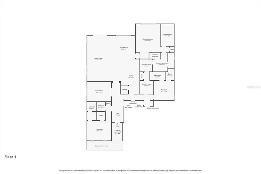 2D floor plan layout of this home in , Parrish, FL (Image 5).