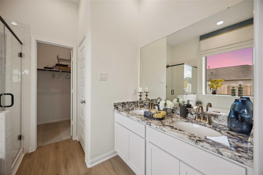 Furnished interior view inside a new home in Meadow Park, Conroe (Image 4). Furnished interior view inside a new home in Meadow Park, Conroe (Image 4).