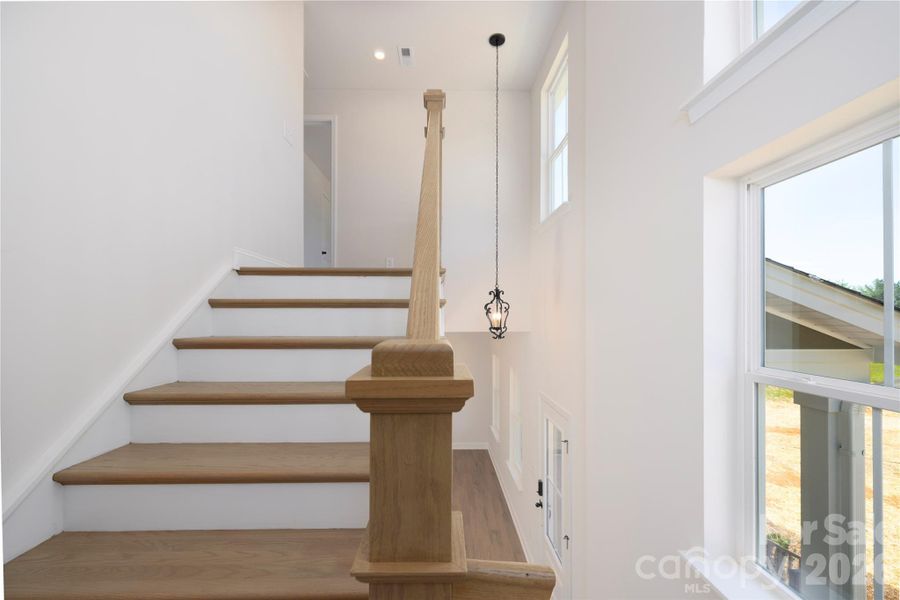 Beautiful, Bright Open Stairway