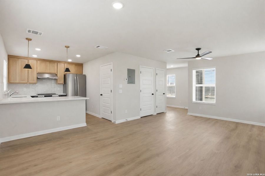 Spacious, unfurnished interior of a new home in , San Antonio (Image 25). Spacious, unfurnished interior of a new home in , San Antonio (Image 25).