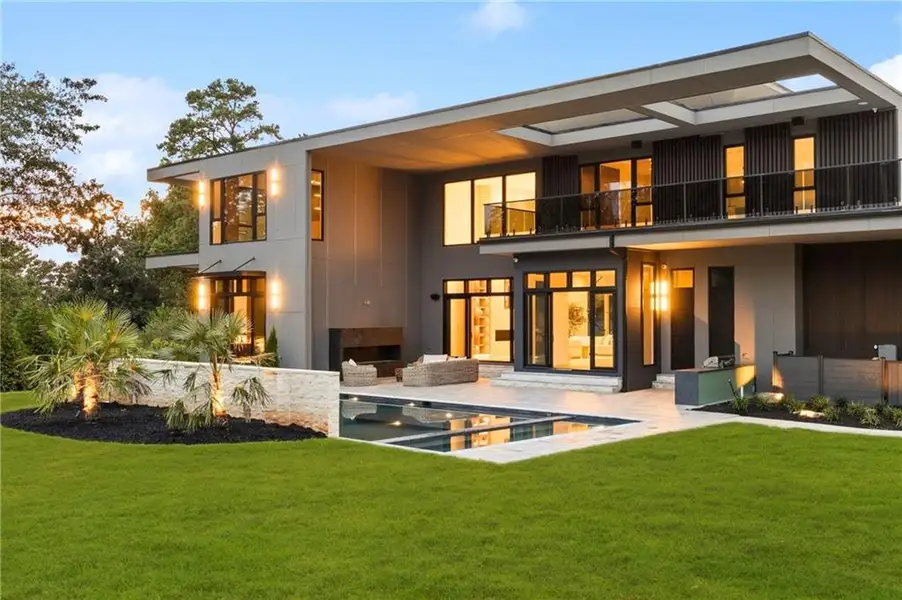Exterior details and patio area of a home in , Marietta (Image 22).