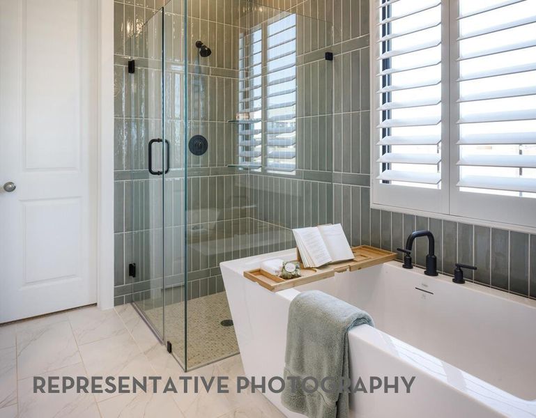 Furnished interior view inside a new home in ARTAVIA, Conroe (Image 21).