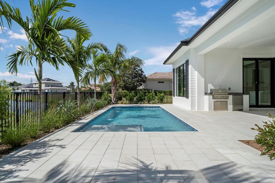 Front exterior of a new home in , Port St. Lucie, FL, highlighting curb appeal (Image 1).