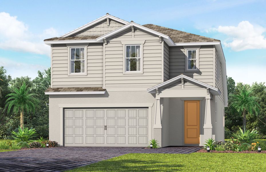 Representative exterior photo of a completed home built from the Seaport by Pulte Homes in SeaFlower, Bradenton, FL (Image 25).