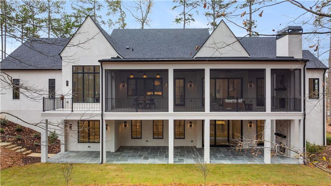Exterior details and patio area of a home in , Greensboro (Image 31). Exterior details and patio area of a home in , Greensboro (Image 31).