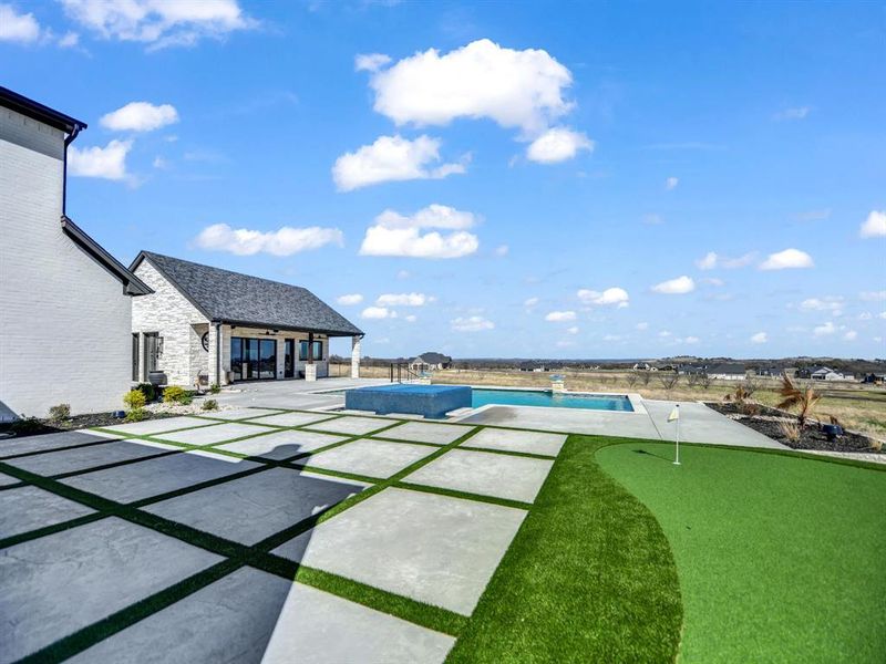 Exterior details and patio area of a home in , Aledo (Image 24).
