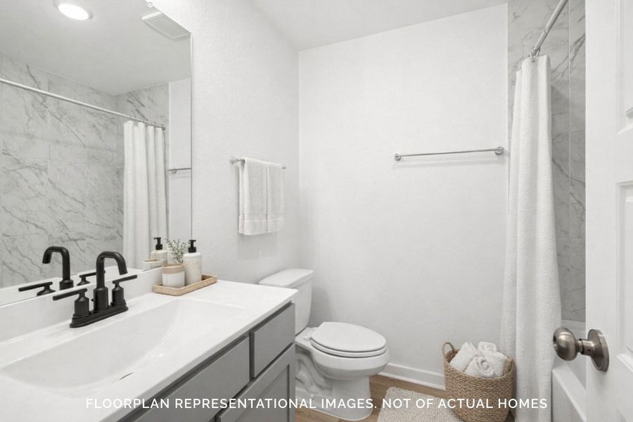 Furnished interior view inside a new home in Lago Mar, Santa Fe (Image 7).