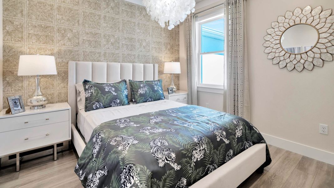 Furnished interior view inside a new home in Lagoon Residences at Epperson, Wesley Chapel (Image 21).