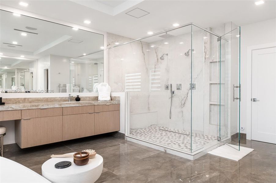 Furnished interior view inside a new home in , Lighthouse Point (Image 38).