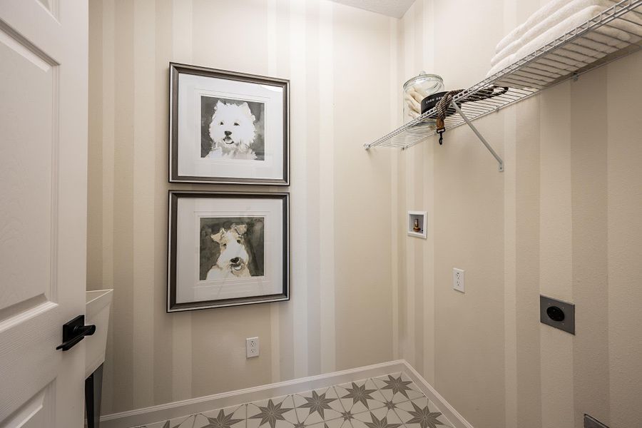 Laundry Room - Meadowood at Brack Ranch in St. Cloud, FL by Landsea Homes