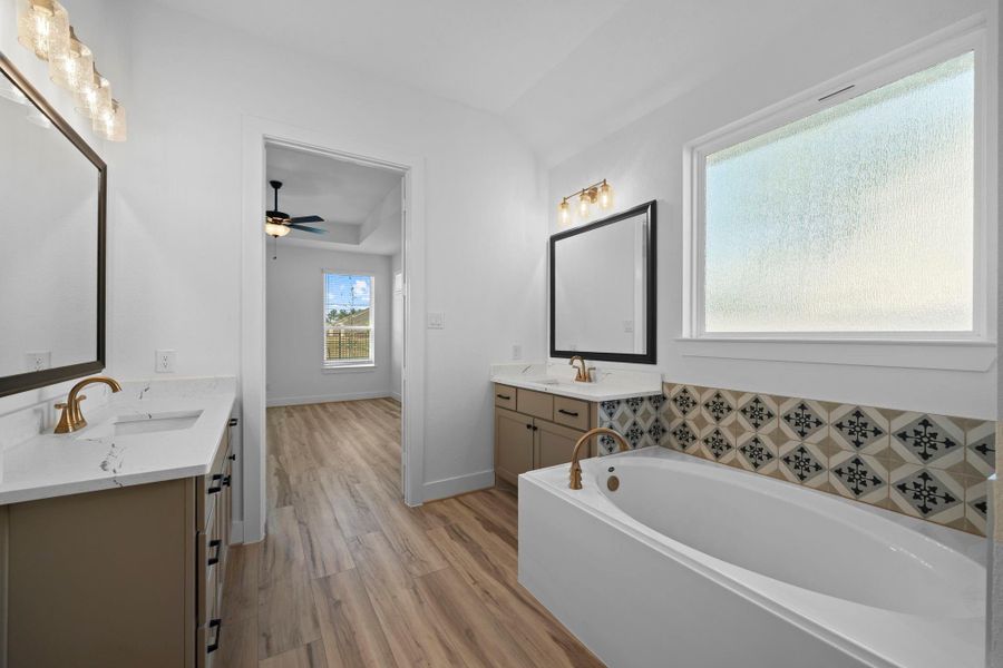 Furnished interior view inside a new home in Artavia, Conroe (Image 3).