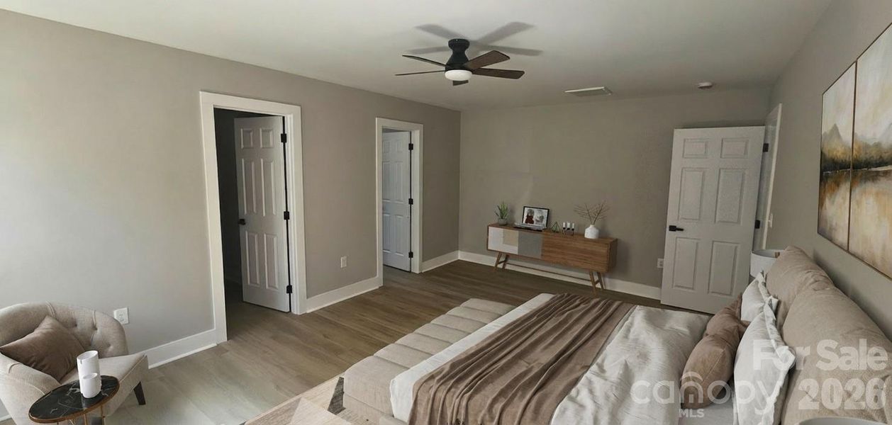 Furnished interior view inside a new home in , Clover (Image 8).