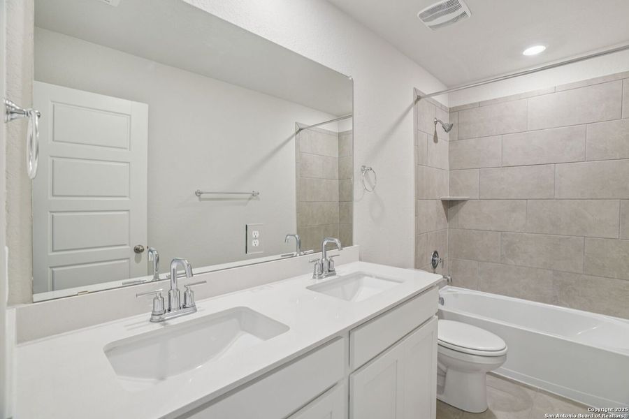 Furnished interior view inside a new home in Arcadia Ridge - Premier Series, San Antonio (Image 6). Furnished interior view inside a new home in Arcadia Ridge - Premier Series, San Antonio (Image 6).