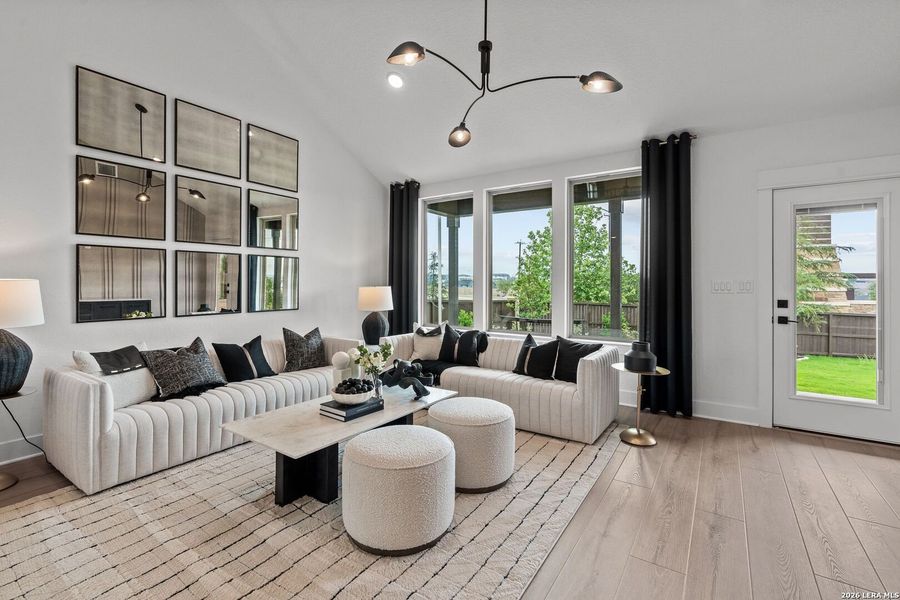 Furnished interior view inside a new home in Bison Ridge, San Antonio (Image 10).