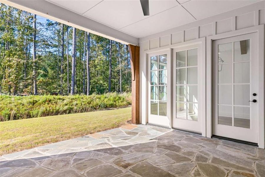 Exterior details and patio area of a home in , Peachtree City (Image 4).