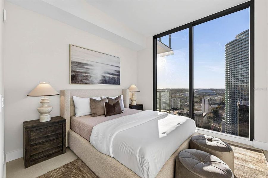 Furnished interior view inside a new home in , St. Petersburg (Image 16).