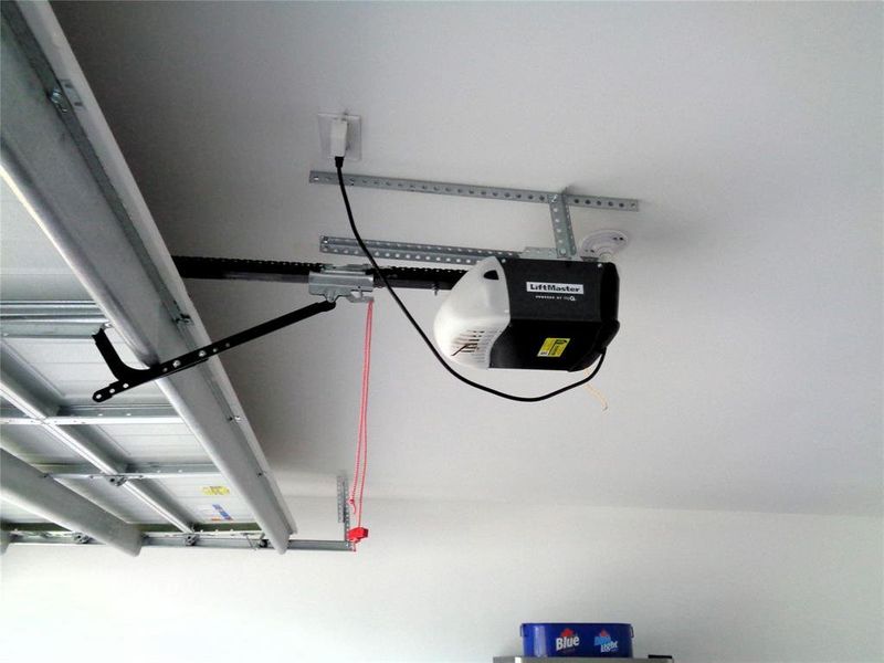 Automatic garage door opener already installed