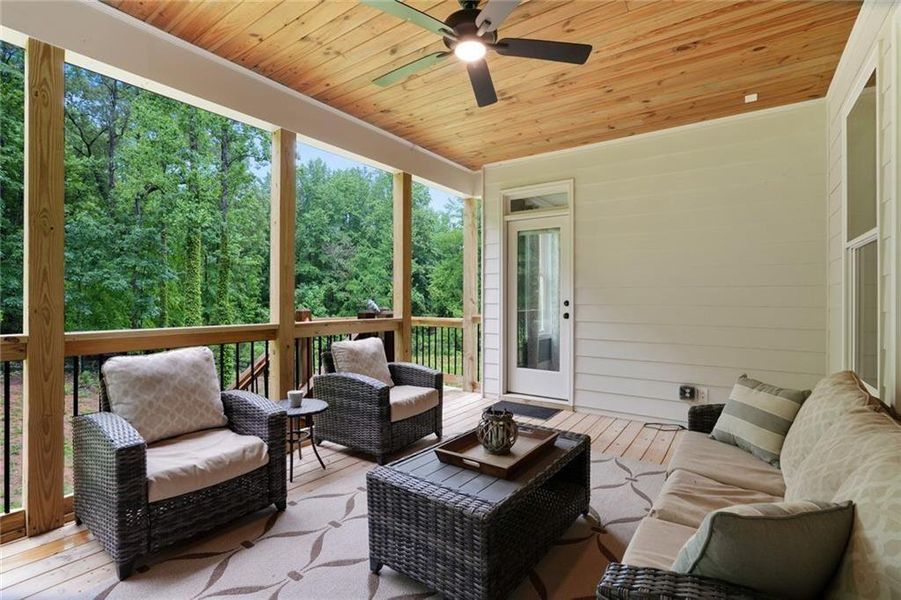 Furnished interior view inside a new home in , Roswell (Image 33).