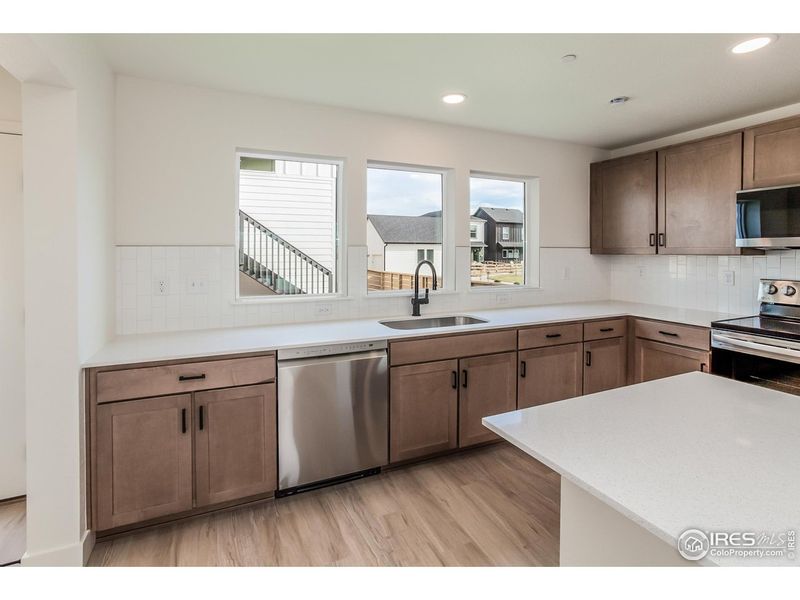 Furnished interior view inside a new home in , Fort Collins (Image 5).