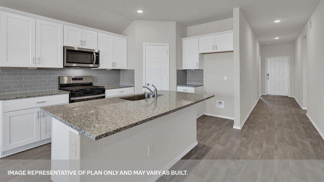 Furnished interior view inside a new home in Paramount, Kyle (Image 5). Furnished interior view inside a new home in Paramount, Kyle (Image 5).