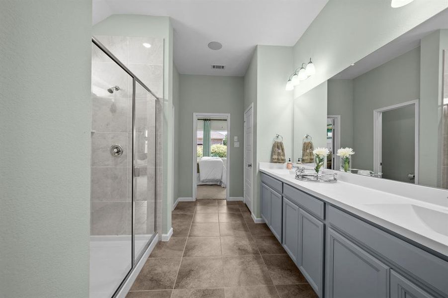 Furnished interior view inside a new home in Tavolo Park Cottages, Fort Worth (Image 20).