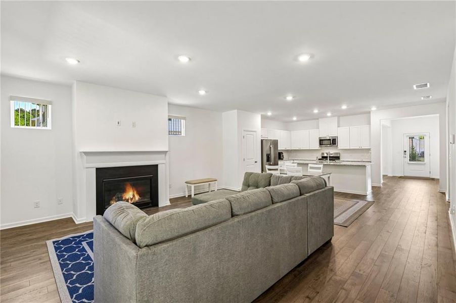 Furnished interior view inside a new home in Windance Lake, Loganville (Image 8).