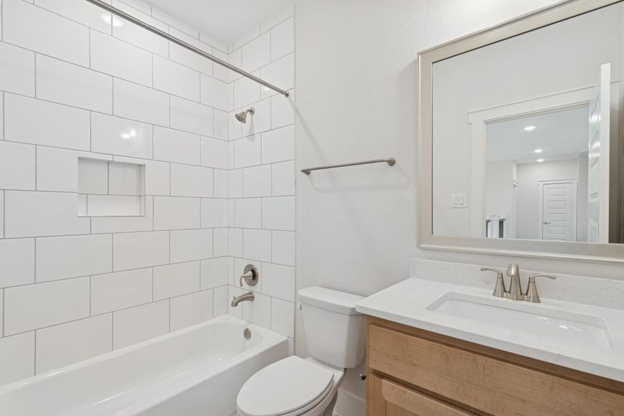 Furnished interior view inside a new home in ARTAVIA 50' Homesites, Conroe (Image 9).