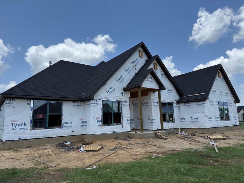 In-progress construction of a new home in , College Station, TX (Image 21).