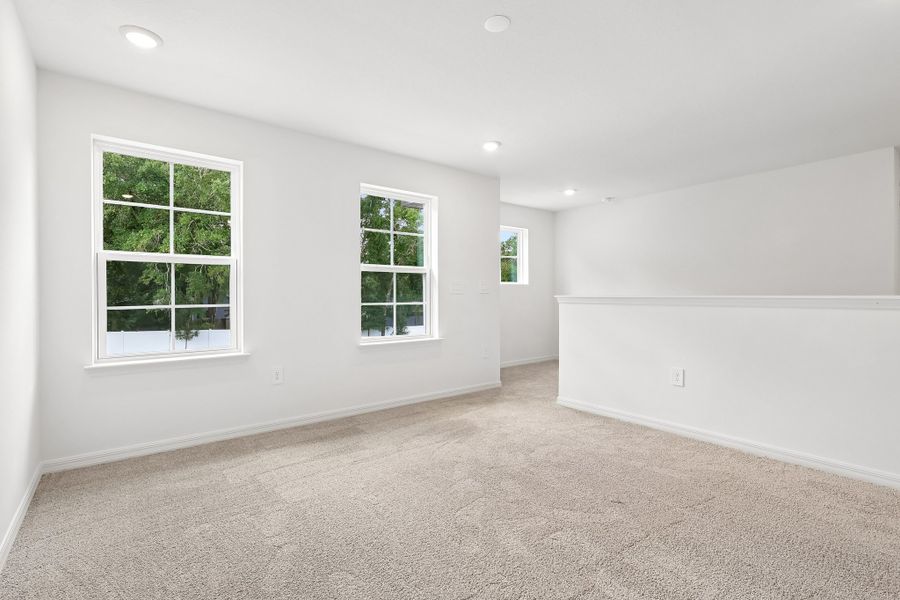 Representative unfurnished interior of a home built from the Florence by Hartizen Homes in Estes Reserve, Eustis (Image 93). Representative unfurnished interior of a home built from the Florence by Hartizen Homes in Estes Reserve, Eustis (Image 93).
