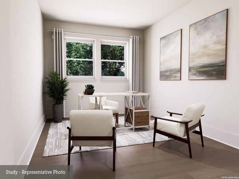 Furnished interior view inside a new home in Meyer Ranch – Select Reserve Series, New Braunfels (Image 8).