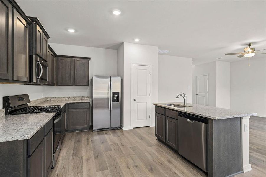 Furnished interior view inside a new home in Patriot Estates, Venus (Image 3).