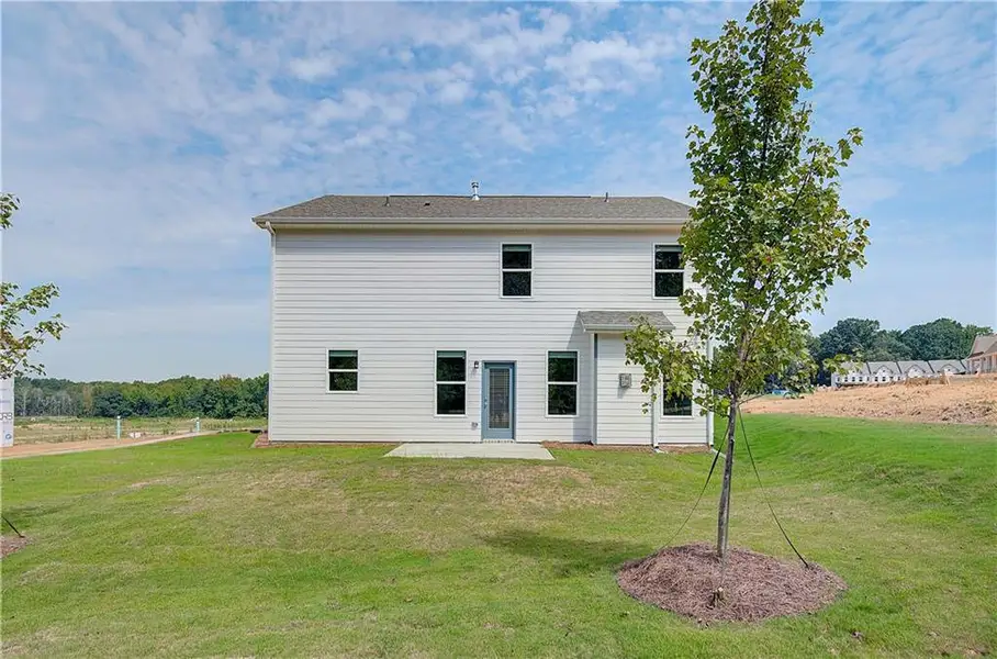 Exterior details and patio area of a home in Abbotts Crossing, Conyers (Image 4).