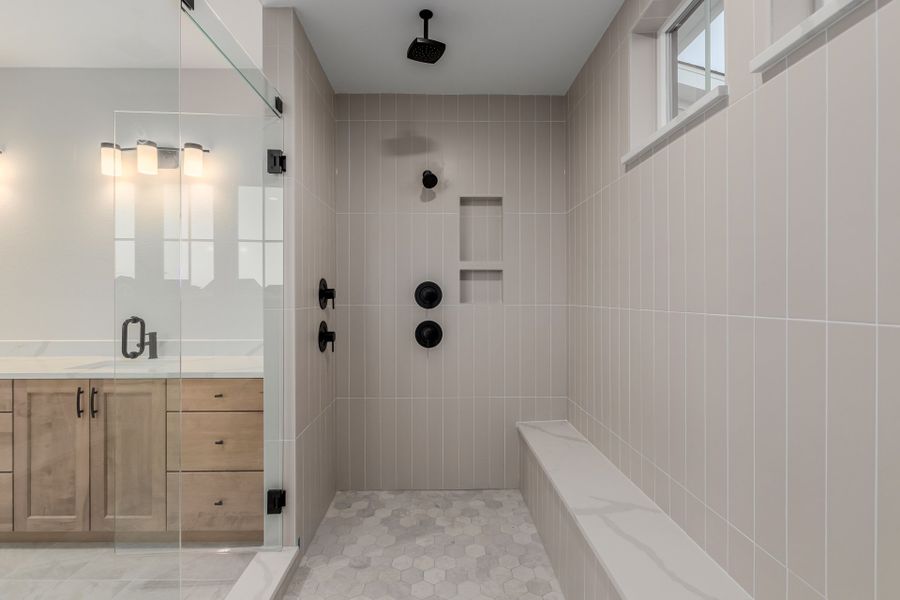 Representative furnished interior of a home built from the Luxe by Scott Felder Homes in Westerly, Erie (Image 10).