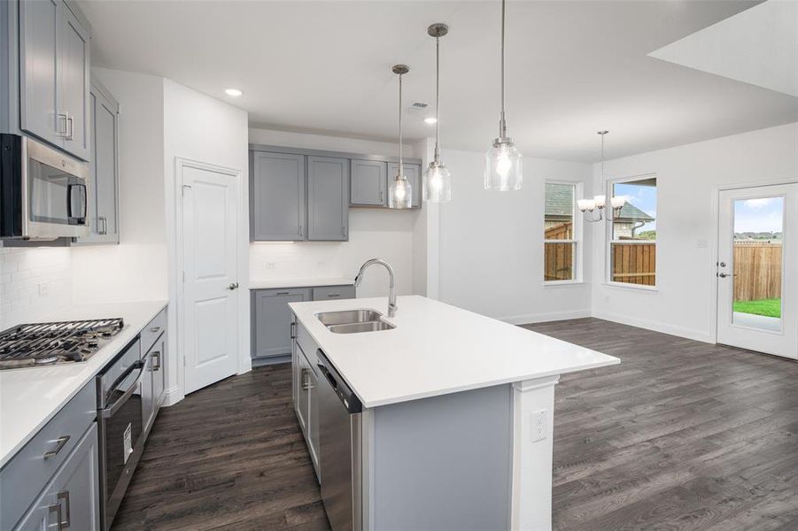 Furnished interior view inside a new home in Walden Pond, Forney (Image 4).