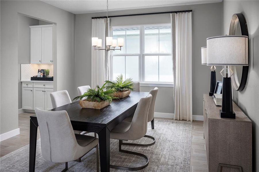 Furnished interior view inside a new home in The Palms at Venetian Bay, New Smyrna Beach (Image 3).