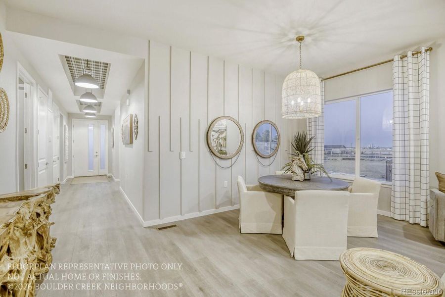 Furnished interior view inside a new home in , Fort Collins (Image 44).