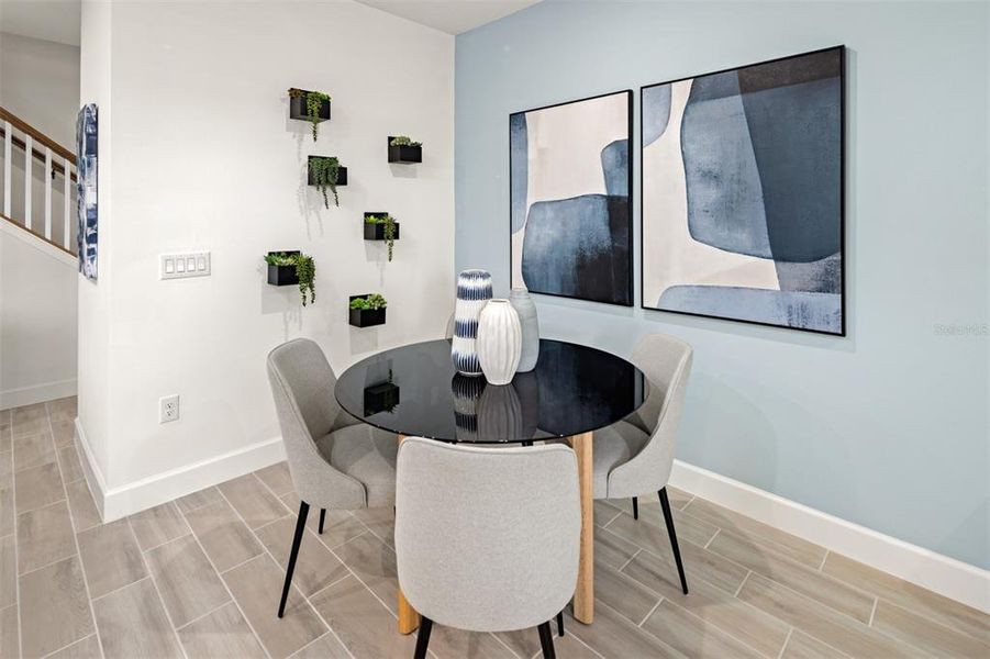 Furnished interior view inside a new home in Gardenia Reserve, Apopka (Image 4). Furnished interior view inside a new home in Gardenia Reserve, Apopka (Image 4).