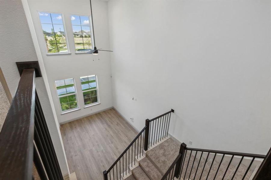 Your second floor landing offers a fantastic view of your new home!