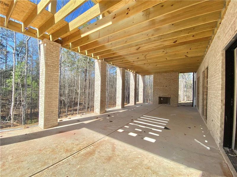 In-progress construction of a new home in , Acworth, GA (Image 15).