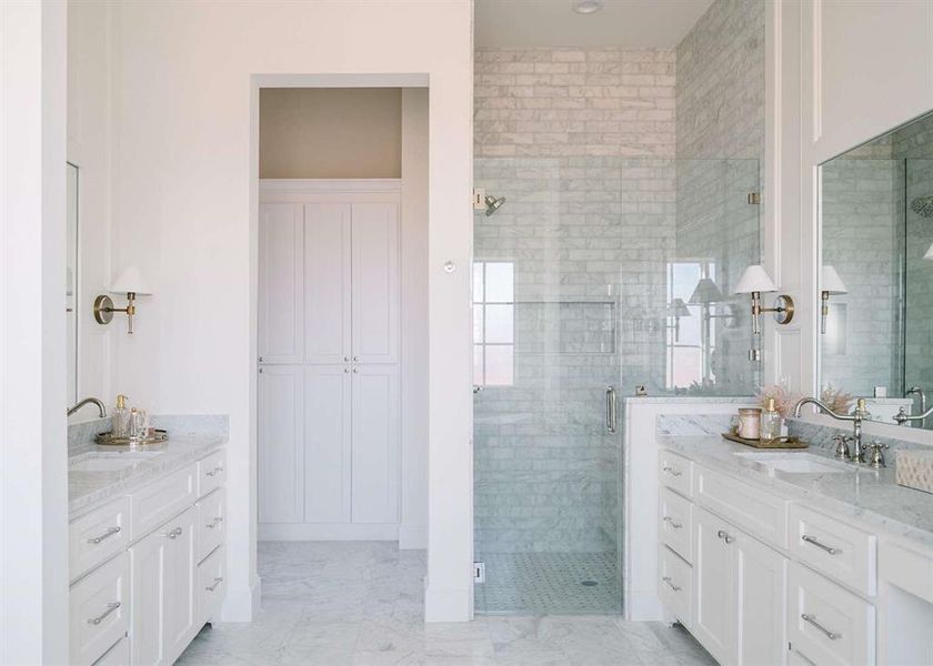 Furnished interior view inside a new home in , Aledo (Image 14).