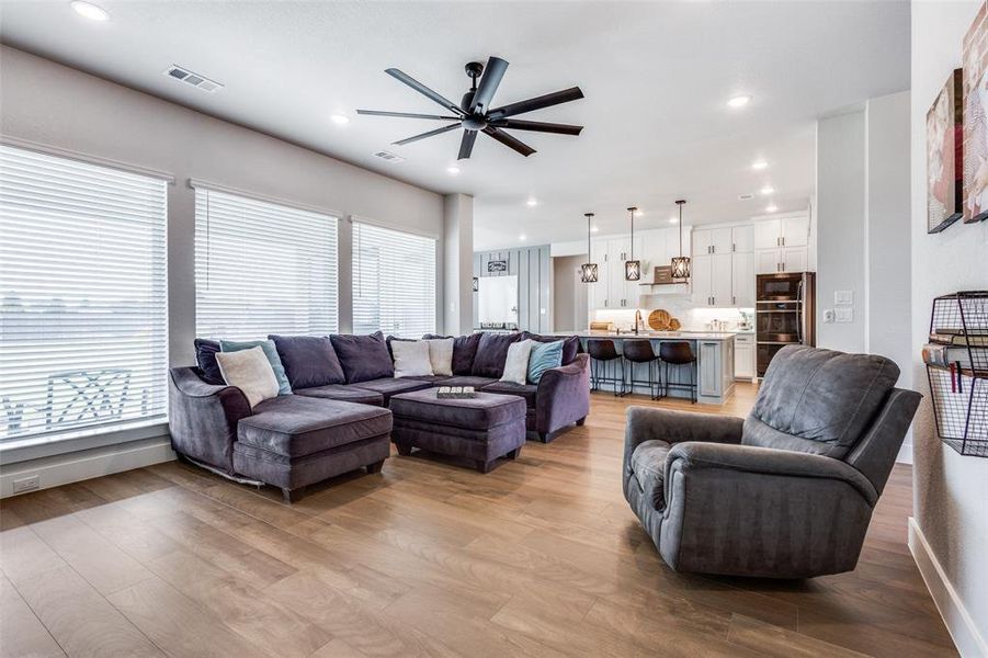 Furnished interior view inside a new home in , Van Alstyne (Image 26).