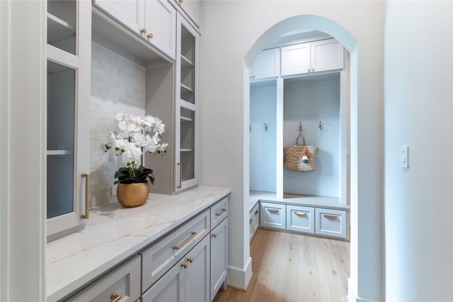Furnished interior view inside a new home in , Spring (Image 13).