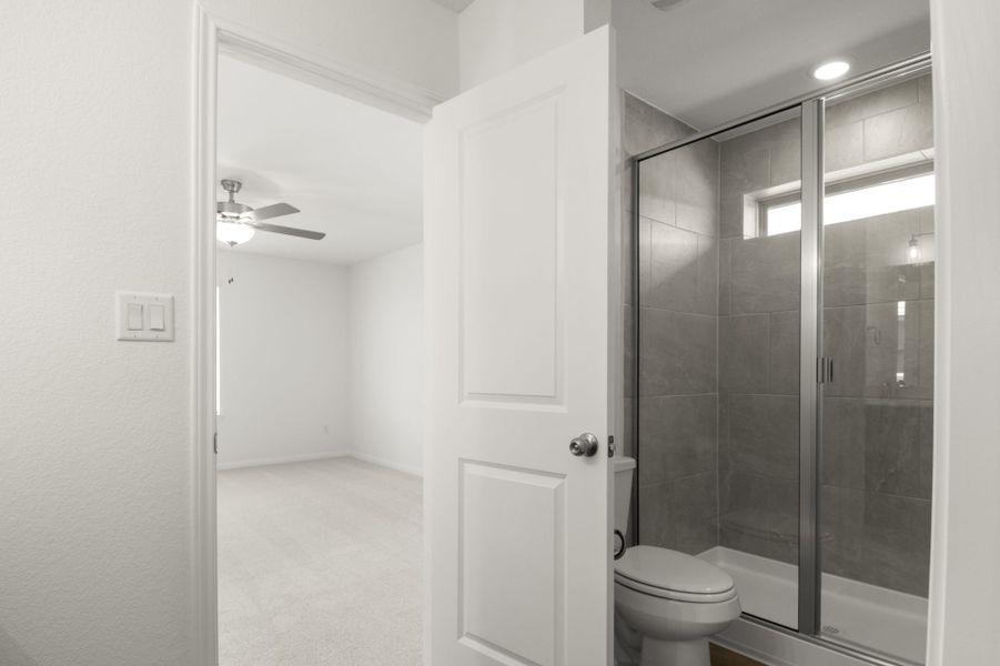Furnished interior view inside a new home in Blanco Vista, San Marcos (Image 19).